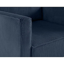 Acheter Lisa Design Charlie - fauteuil - pieds hauts - en velours côtelé