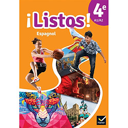 Listos ! espagnol 4e, A1-A2 : livre élève - Occasion