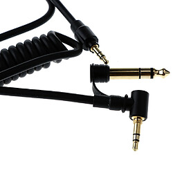 Câble audio auxiliaire de remplacement 3,5 mm et 6,5 mm pour Monster Beats Pro Detox