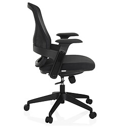 Chaise de bureau / chaise pivotante NOWUM tissu noir hjh OFFICE pas cher