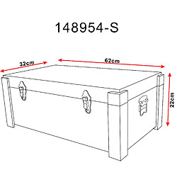 Acheter Set de 2 coffres en bois - Amadeus