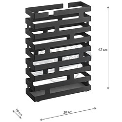 Acheter Yamazaki Porte parapluie design brique noir.
