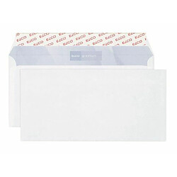 Elco 74532-12 Boite de 200 enveloppes Patte auto-adhésive avec bande protectrice Format DL Blanc