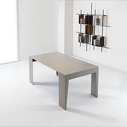 Inside 75 Table console extensible COSMIC taupe pas cher