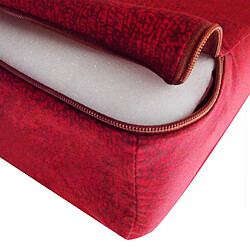 Acheter vidaXL Matelas en mousse pliable en 3 sections 190 x 70 x 9 cm Rouge