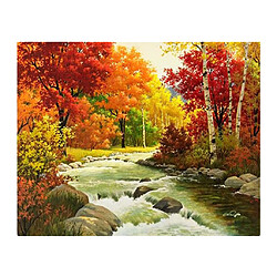 plein forage diamant peinture point de croix image quatre saisons arbre - automne