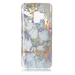 Wewoo Coque or pour Samsung Galaxy S9 Couleur Placage Marble Texture Souple TPU Étui de Protection