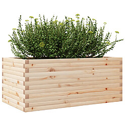 Avis vidaXL Jardinière 110x60x45,5 cm bois de pin massif