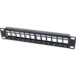 Abi Diffusion Panneau 10 1U 12 ports keystone