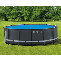 INTEX Couverture solaire de piscine bleu 470 cm polyéthylène