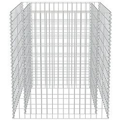 Acheter vidaXL Lit surélevé à gabion Acier galvanisé 90x90x100 cm