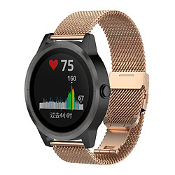 INF Bracelet de montre pour Garmin VivoActive/Vivomove/Forerunner 20 mm Or rose