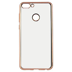 Totalcadeau Coque de protection compatbile Huawei P Smart Flexible Métallique - Protection Couleur - Rose pas cher