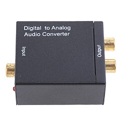 Coaxial Optique Numérique Adaptateur De Convertisseur Audio RCA Analogique