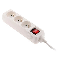 Acheter Zenitech Bloc 3 prises 16A + Interrupteur Blanc