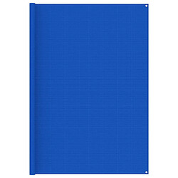 vidaXL Tapis de tente 250x550 cm Bleu