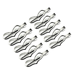 Acheter 10 Pcs Coeur Épingle À Cheveux Clip Fer Glisser Grip Barrette Dames Filles