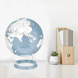 Globe terrestre lumineux 30 cm Bleu carte monde anglaise Terre pas cher