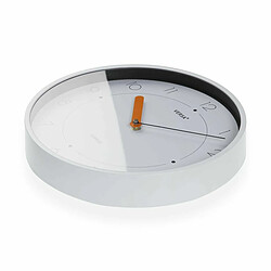 Horloge Murale Versa Blanc Plastique Quartz 4 x 30 x 30 cm