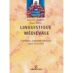 Linguistique médiévale : l'épreuve d'ancien français aux concours