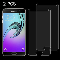 Wewoo Verre trempé pour Samsung Galaxy A3 2017 / A320 0.26mm 9H Surface Dureté 2.5D Antidéflagrant En Film D'écran 2 PCS