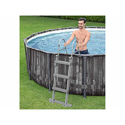 Acheter Kit piscine tubulaire ronde Bestway Steel Pro Max décor bois, 4,27 x 1,07 m + 6 cartouches de filtration