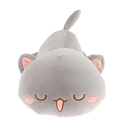 30cm Doux Chat En Peluche Animal Mignon Oreiller En Peluche Cadeau De Jouet Pour Enfants Chat Gris 1