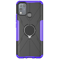 Coque en TPU 2-en-1, airbag quatre coins avec béquille pour votre Infinix Hot 10 Play/X688 - violet