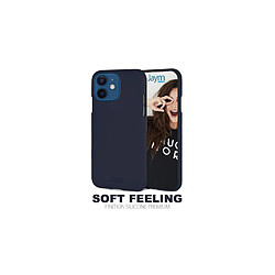 JAYM - Coque Silicone Soft Feeling Bleue pour Apple iPhone 13 Mini ? Finition Silicone ? Toucher Ultra Doux