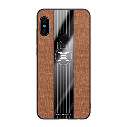 Wewoo Coque Souple Pour Xiaomi Redmi Note 5 XINLI étui en TPU Texture antichoc TPU Brown