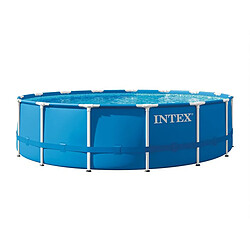 Piscine tubulaire ronde metal frame intex Ø 4.57 x 1.22 m