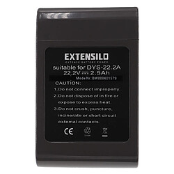 Vhbw EXTENSILO Batterie remplacement pour Dyson 965557-03 pour aspirateur, robot électroménager (2500mAh, 22,2V, Li-ion)