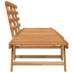 Helloshop26 Banc de jardin 2-en-1 meuble de patio d'extérieur terrasse 190 cm bois solide d'acacia 02_0011295