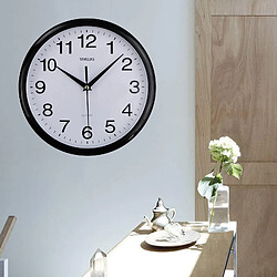 Acheter Horloge Murale Moderne Montres Silencieux Non Ticking Maison Salon Bureau Noir