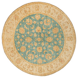 Vidal Tapis de laine 144x144 beige Kaizar