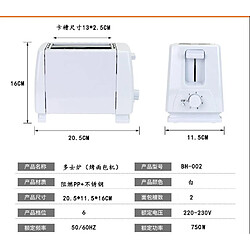 Universal Home Cuisine Petit Déjeuner Cuisine Toast Four électromécanique Mini Sandwich Four 2 tranches Ustensiles de cuisine pas cher