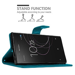 Acheter Cadorabo Coque Sony Xperia XZ1 Etui en Bleu