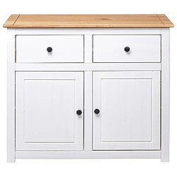 Acheter vidaXL Buffet Blanc 93x40x80 cm Pin Gamme Panama