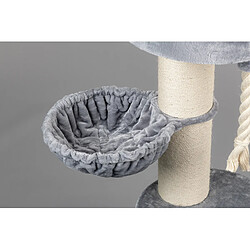 RHR Quality Arbre à chat Maine Coon Sleeper de Luxe Light Grey