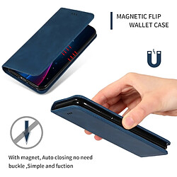 Avis Wewoo Housse Coque Etui en cuir avec rabat horizontal magnétique Business Skin Feel pour iPhone XR bleu marine