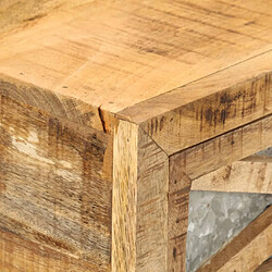 Acheter vidaXL Table console 110 x 30 x 76 cm Bois de manguier massif