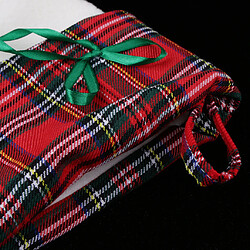 Avis Sac cadeau de cadeau de chien de patte de chien de sapin de Noël décor suspendu rouge