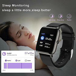 Avis Chrono Montre Connectée Femmes Homme,Chronus Montre Connectée Etanche IP67, Smartwatch Sport GPS Cardio Fitness Tracker d'Activité Podometre Calories pour Android IOS(noir)