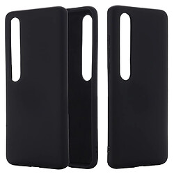 Coque en silicone liquide unique noir pour votre Xiaomi Mi 10/Mi 10 Pro