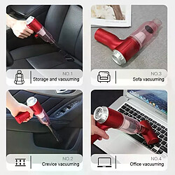 Acheter Aspirateur de voiture Portable sans fil, fournitures de nettoyage de poils d'animaux, Mini aspirateur de voiture à double usage pour automobile et ménage