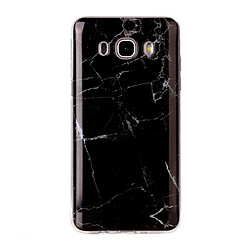 Wewoo Coque noir pour Samsung Galaxy J5 2016 / J510 Motif Marbling Soft TPU Housse de protection arrière