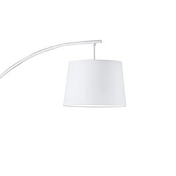 Avis Mes Lampadaire arc 35x25x188 cm en tissu et métal blanc