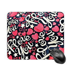 Universal Pad de souris imprimé rose pour ordinateur portable