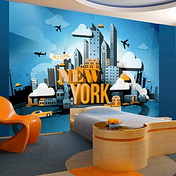 Paris Prix Papier Peint New York Welcome 70 x 100 cm