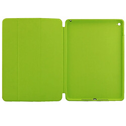 Acheter Wewoo Smart Cover vert pour iPad Air 2 fluo Étui en cuir naturel traité en trois parties avec fonction veille / réveil et support